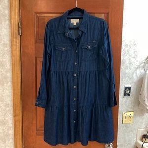 Evy’s Tree dark denim Cora Dress